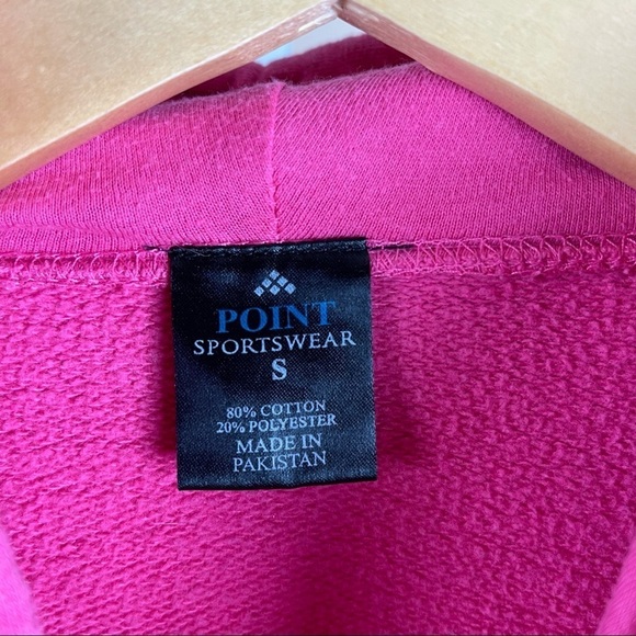 Point Women’s Size Small Hot Pink Las Vegas Nevada Hoodie Sweatshirt Vacation - Picture 5 of 7